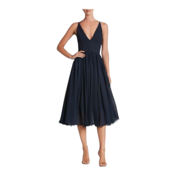 Dress The Population Alicia Lace-Hem Dress - Picture 1 of 11